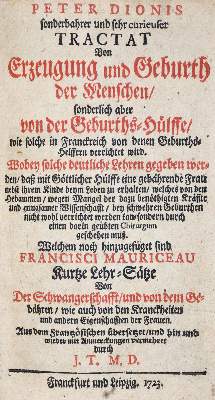 Bild Nr.1: 144-1371 Dionis,P.: (Medizin, Gynäkologie)