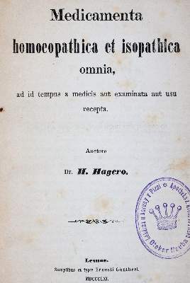 Bild Nr.1: 144-1383 Hager,H.: (Medizin, Homöopathie)