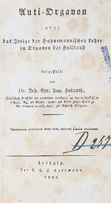 Bild Nr.1: 144-1385 Heinroth,J.C.A.: (Medizin, Homöopathie, Hahnemann)