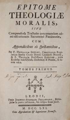 Bild Nr.1: 144-141 Pauwels,J.: (Alte Drucke, Handschriften und Theologie)