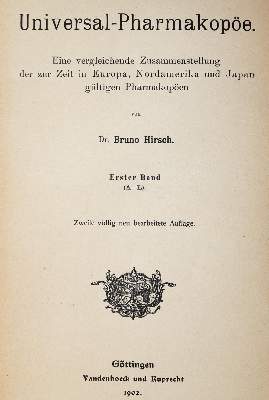 Bild Nr.1: 144-1415 Hirsch,B.: (Medizin, Pharmazie)