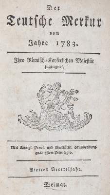 Bild Nr.1: 144-1483 (Wieland,C.M.).: (Verschiedene Gebiete - Varia, Aeronautik, Ballonica)