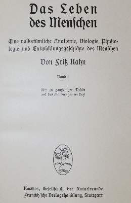 Bild Nr.3: 144-1489 Kahn,F.: (Verschiedene Gebiete - Varia, Anthropologie)