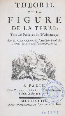 Bild Nr.1: 144-1493 Clairaut,(A.C.).: (Verschiedene Gebiete - Varia, Astronomie)