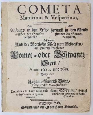 Bild Nr.1: 144-1496 Voigt,J.H.: (Verschiedene Gebiete - Varia, Astronomie, Kometen)
