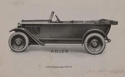 Bild Nr.4: 144-1506 Adler.: (Verschiedene Gebiete - Varia, Auto)