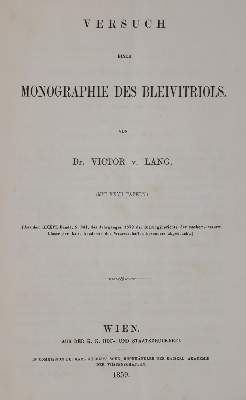 Bild Nr.1: 144-1519 Lang,V.v.: (Verschiedene Gebiete - Varia, Chemie)