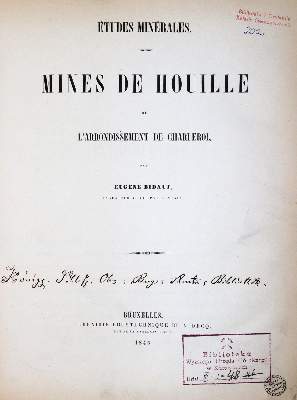 Bild Nr.1: 144-1539 Bidaut,E.: (Verschiedene Gebiete - Varia, Geologie - Mineralogie u. Paläontologie)