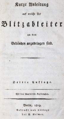 Bild Nr.1: 144-1558 Kurze Anleitung: (Verschiedene Gebiete - Varia)