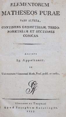Bild Nr.1: 144-1564 Appeltauer,I.: (Verschiedene Gebiete - Varia, Mathematik)