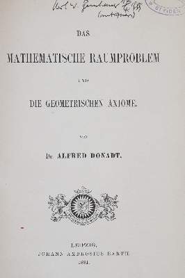 Bild Nr.3: 144-1565 Bolyai,J.: (Verschiedene Gebiete - Varia, Mathematik)