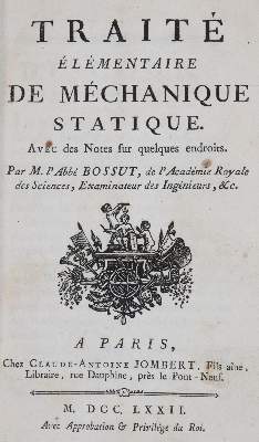 Bild Nr.3: 144-1567 Bossut,(C.).: (Verschiedene Gebiete - Varia, Mathematik)