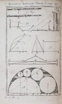 Bild Nr.3: 144-1596 Ozanam,(J.).: (Verschiedene Gebiete - Varia, Mathematik)