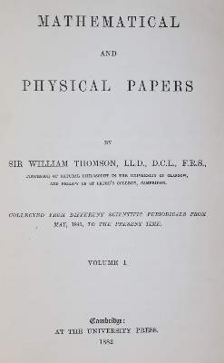 Bild Nr.1: 144-1601 Thomson,W.: (Verschiedene Gebiete - Varia, Mathematik)