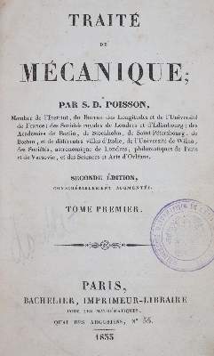 Bild Nr.1: 144-1610 Poisson,S.D.: (Verschiedene Gebiete - Varia, Mechanik)