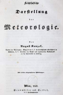 Bild Nr.1: 144-1615 Kunzek,A.: (Verschiedene Gebiete - Varia, Meteorologie)
