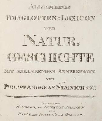 Bild Nr.1: 144-1619 Nemnich,P.A.: (Verschiedene Gebiete - Varia)