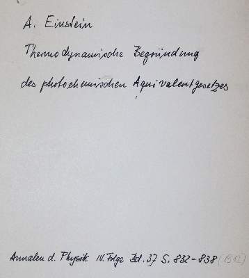 Bild Nr.1: 144-1629 Einstein,A.: (Verschiedene Gebiete - Varia, Physik)