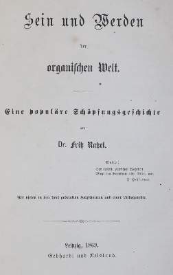 Bild Nr.1: 144-1638 Ratzel,F.: (Verschiedene Gebiete - Varia)