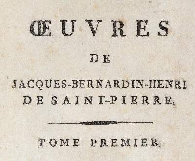 Bild Nr.1: 144-1642 Saint-Pierre,J.-H.-B.de.: (Verschiedene Gebiete - Varia)