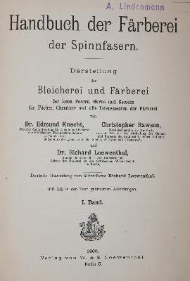Bild Nr.1: 144-1658 Knecht,E. u.a.: (Verschiedene Gebiete - Varia, Textil)