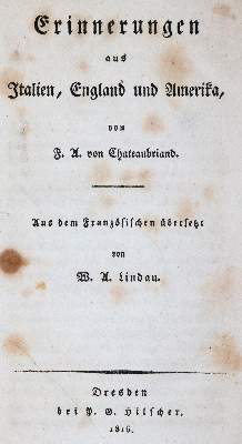 Bild Nr.1: 144-1688 Chateaubriand,F.A.de.: (Amerika)