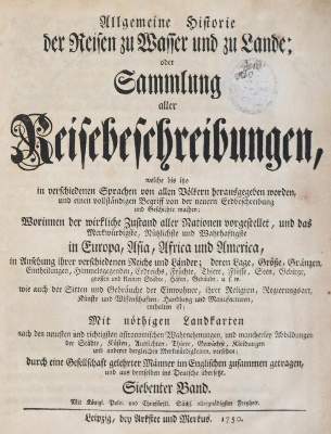 Bild Nr.1: 144-1715 Allgemeine Historie der Reisen: (Asien)