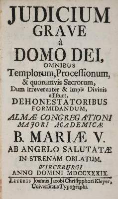 Bild Nr.4: 144-172 Sammlung: (Alte Drucke, Handschriften und Theologie)