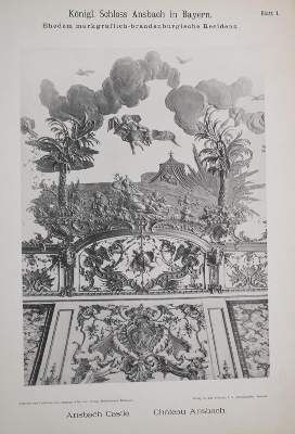 Bild Nr.1: 144-1747 Königl. Schloss Ansbach: (Deutschland, Ansbach)