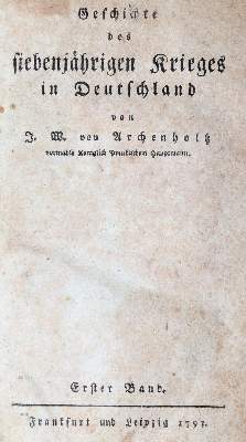 Bild Nr.1: 144-1749 Archenholz,J.W.v.: (Deutschland)