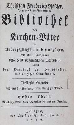 Bild Nr.1: 144-177 Sammlung: (Alte Drucke, Handschriften und Theologie)