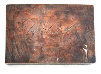Bild Nr.1: 144-1787 Eberbach.: (Deutschland, Eberbach, Druckstock)