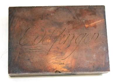 Bild Nr.2: 144-1789 Edelfingen.: (Deutschland, Edelfingen., Druckstock)