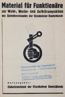 Bild Nr.1: 144-1790 Einheitsverband der Eisenbahner Deutschlands (Hrsg.).: (Deutschland)