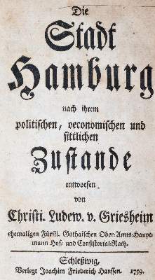 Bild Nr.1: 144-1808 Griesheim,C.L.v.: (Deutschland, Hamburg)