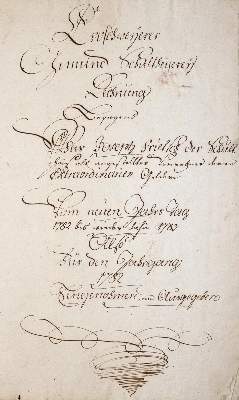 Bild Nr.1: 144-1810 Großweier.: (Deutschland, Handschriften, Achern)