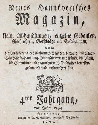 Bild Nr.1: 144-1817 Neues Hannoverisches Magazin.: (Deutschland, Hannover)