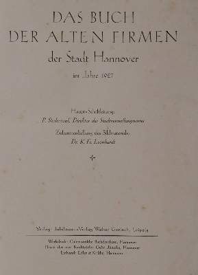Bild Nr.1: 144-1818 Siedentopf,P.: (Deutschland, Hannover)