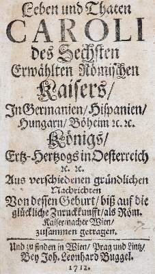 Bild Nr.1: 144-1833 Karl VI (HRR).: (Deutschland)
