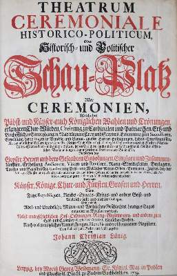Bild Nr.1: 144-1843 Lünig,J.C.: (Deutschland)