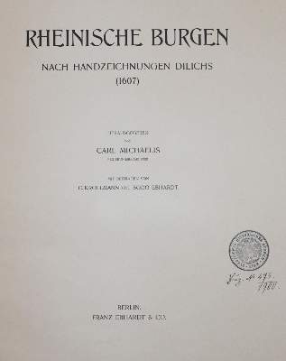 Bild Nr.1: 144-1849 Michaelis,C. (Hrsg.).: (Deutschland)