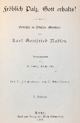 Bild Nr.1: 144-1866 Sammlung: (Deutschland, Pfalz)