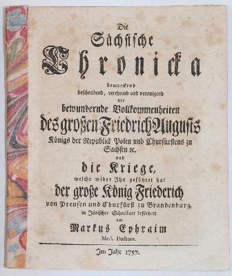 Bild Nr.1: 144-1890 (Richter,C.G., Pseud.:) Marcus Ephraim.: (Deutschland, Sachsen)