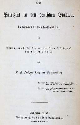 Bild Nr.1: 144-1897 Schreckenstein, C. H. Frhr. Roth v.: (Deutschland)