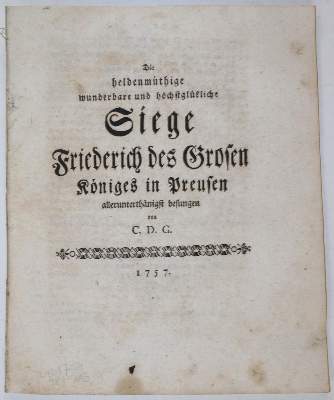 Bild Nr.2: 144-1908 (Heyne,C.G.).: (Deutschland, Siebenjähriger Krieg, Vier Schriften)