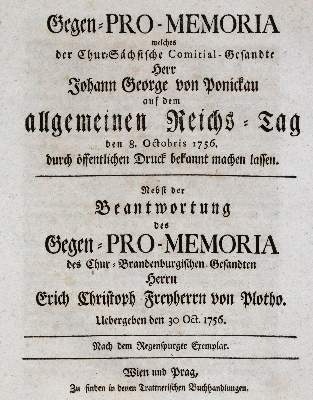 Bild Nr.2: 144-1910 Maria Theresia, Erzherzogin von Österreich.: (Deutschland, Siebenjähriger Krieg, Vier Schriften)