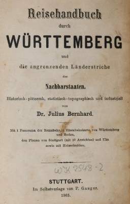Bild Nr.1: 144-1934 Bernhard,J.: (Deutschland, Württemberg)