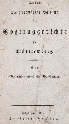 Bild Nr.1: 144-1936 Geisheimer,(F.C.L.).: (Deutschland, Württemberg)
