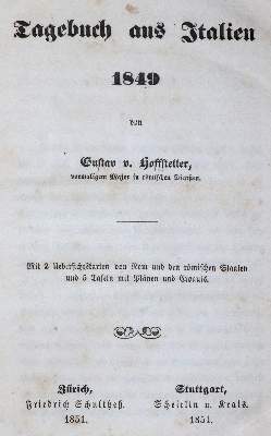 Bild Nr.1: 144-1984 Hoffstetter,G.v.: (Italien)