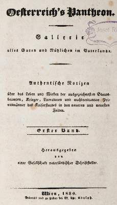 Bild Nr.1: 144-2014 (Schweickhardt,F.X.J.).: (Österreich)